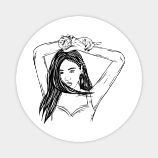 ROSIE KPOP FANART Magnet